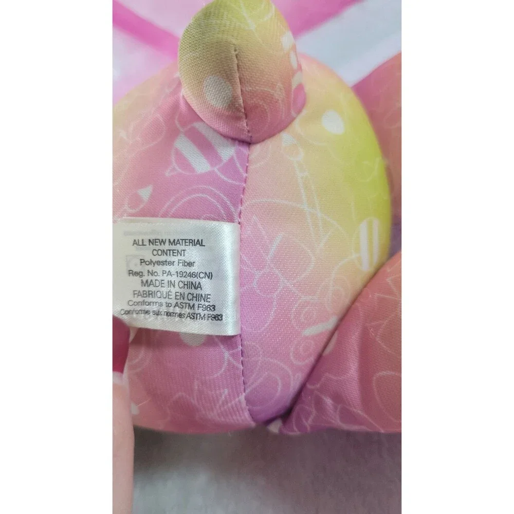 ​Tomy Doodle Bear Easter Egg Bunny Rabbit Pink Plush 17